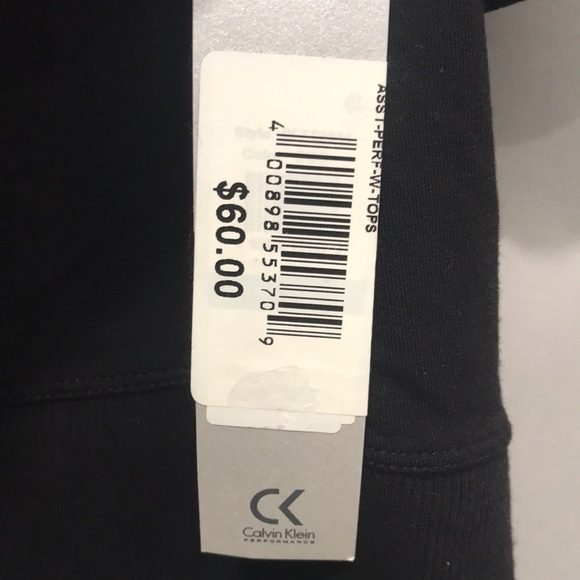 Calvin Klein Performance Women’s Black Cold Shoulder Sweatshirt Size Large - Picture 5 of 6
